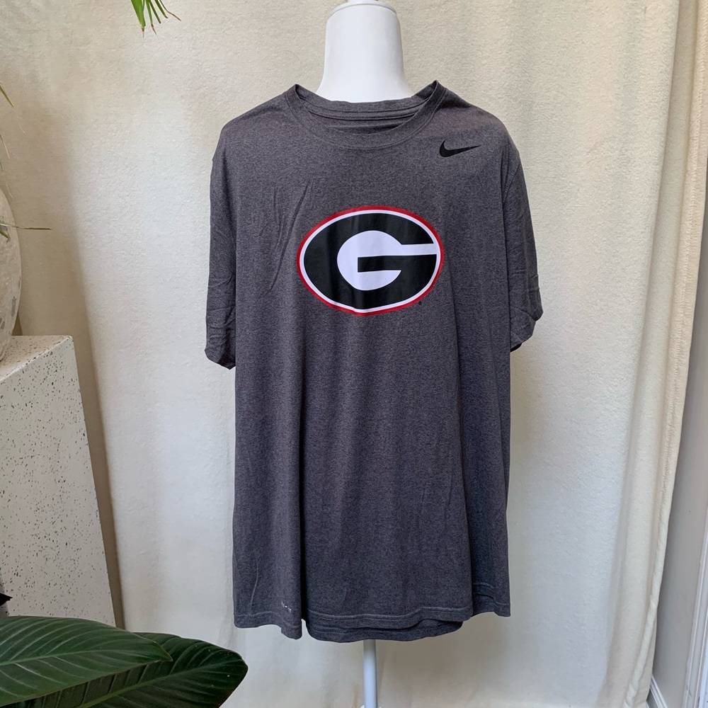 Men’s Dri-fit Nike Georgia charcoal tee